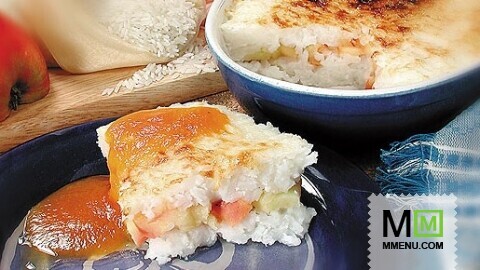 Запеканка рисовая с яблоками или грушами Запеканка рисовая с яблоками или грушами
