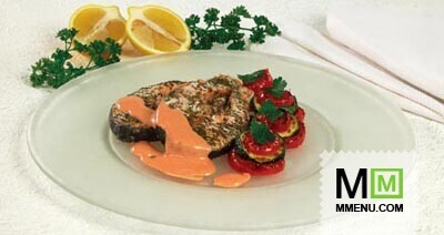 Рыбные стейки с соусом Рыбные стейки с соусом