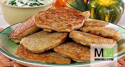 Оладьи из тыквы и картофеля Оладьи из тыквы и картофеля