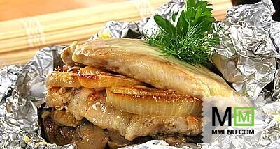Мясо многослойное, запеченное в фольге Мясо многослойное, запеченное в фольге