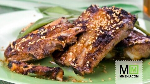 Свиные ребрышки с кунжутом Свиные ребрышки с кунжутом