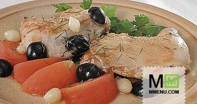 Куриные окорочка с маслинами Куриные окорочка с маслинами