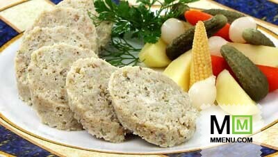 Колбаски рыбные с чесноком Колбаски рыбные с чесноком