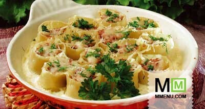 Каннеллони с мясом Каннеллони с мясом