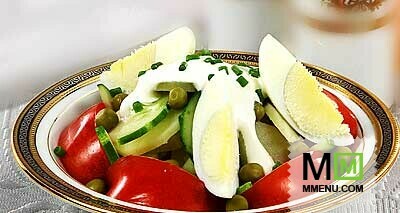 Салат картофельный с овощами