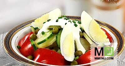 Салат картофельный с овощами Салат картофельный с овощами
