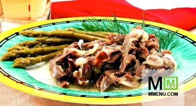 Куриные желудки по-корейски Куриные желудки по-корейски