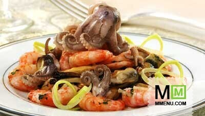 Салат из морепродуктов Салат из морепродуктов