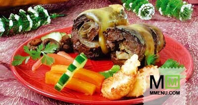Рулетики из печени с сыром Рулетики из печени с сыром