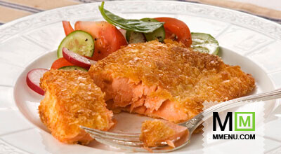 Семга в картофельной корочке Семга в картофельной корочке