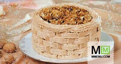 Торт «Корзина с орехами» Торт «Корзина с орехами»