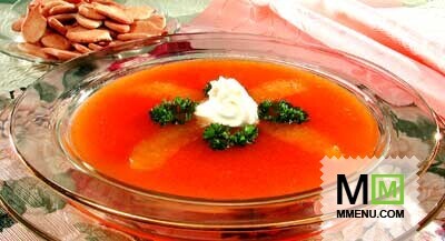 Морковный суп с апельсинами Морковный суп с апельсинами