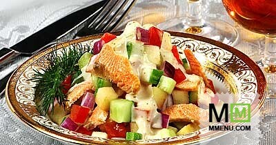 Салат с форелью (2) Салат с форелью (2)