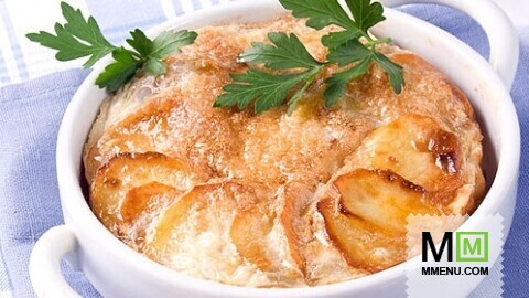 Яичница, запеченная с картофелем Яичница, запеченная с картофелем