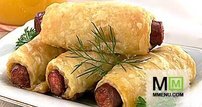Булочки с колбасками Булочки с колбасками
