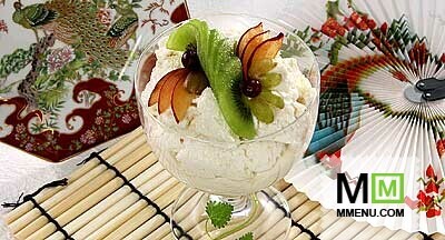 Ореховый крем с фруктами Ореховый крем с фруктами