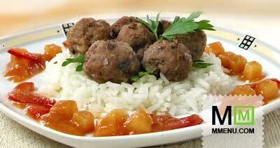 Шарики из мясного фарша по-азиатски Шарики из мясного фарша по-азиатски