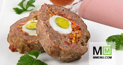 Рулет с яйцами и соусом Рулет с яйцами и соусом