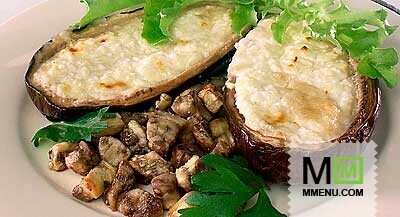Баклажаны, фаршированные брынзой и творогом Баклажаны, фаршированные брынзой и творогом