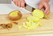 Приготовление блюда по рецепту - Теплый салат из картофеля с морепродуктами (2). Шаг 1