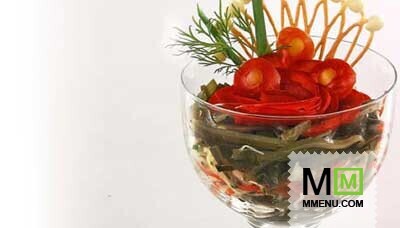 Салат-коктейль с морской капустой Салат-коктейль с морской капустой