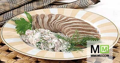 Язык с пикантным соусом Язык с пикантным соусом