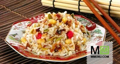 Рисовая каша с орехами Рисовая каша с орехами
