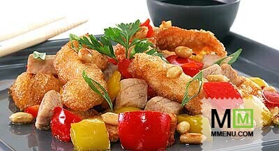 Куриное филе с орехами Куриное филе с орехами