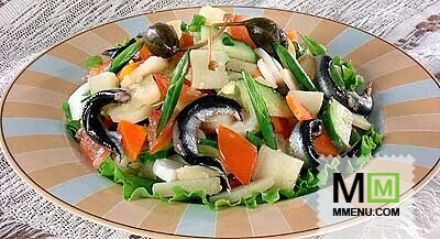 Салат с килькой Салат с килькой