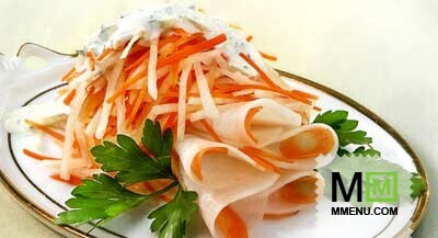 Салат из кольраби и моркови Салат из кольраби и моркови