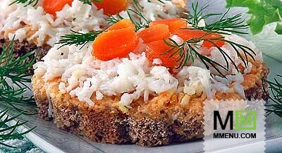 Бутерброд с брынзой и луком Бутерброд с брынзой и луком
