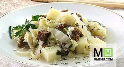 Капуста с мясом ягненка Капуста с мясом ягненка
