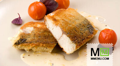 Макрель жареная с медово-лимонным соусом Макрель жареная с медово-лимонным соусом