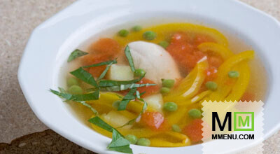 Куриный суп с овощами (3) Куриный суп с овощами (3)