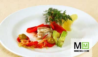 Дорадо, фаршированное овощами Дорадо, фаршированное овощами