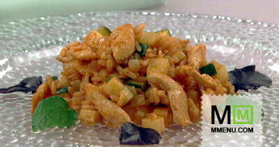 Курица тушеная с рисом Курица тушеная с рисом