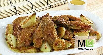 Курица, тушенная с бананами Курица, тушенная с бананами
