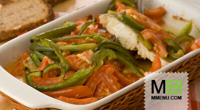 Пряная рыба с овощами Пряная рыба с овощами