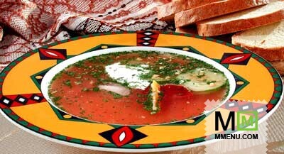 Борщ летний на квасе Борщ летний на квасе