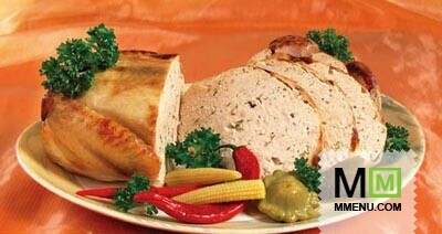Курица, фаршированная творогом Курица, фаршированная творогом