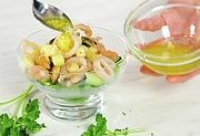 Приготовление блюда по рецепту - Теплый салат из картофеля с морепродуктами (2). Шаг 9
