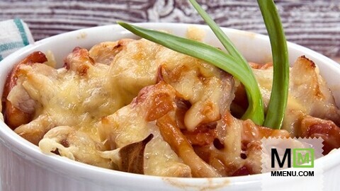 Мясо с грибами и сыром Мясо с грибами и сыром