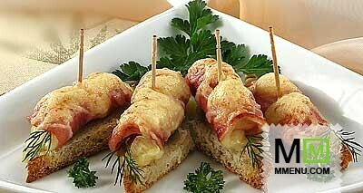 Рулетики с сыром Рулетики с сыром