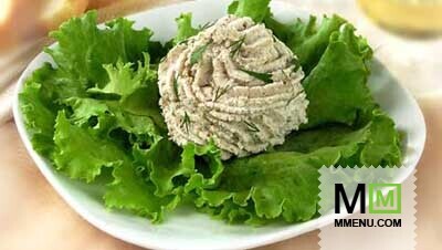 Паштет из брынзы с орехами и чеснок Паштет из брынзы с орехами и чеснок