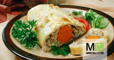Рулет из слойки Рулет из слойки