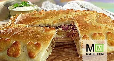 Пирог с курицей и грибами по-ураль Пирог с курицей и грибами по-ураль