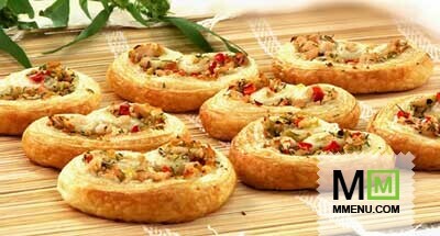 Пирожки с копченой курицей Пирожки с копченой курицей
