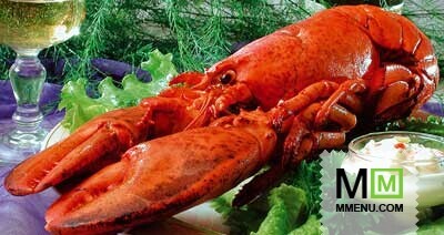 Омар с соусом Омар с соусом