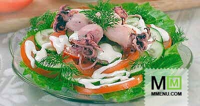 Салат с каракатицей Салат с каракатицей