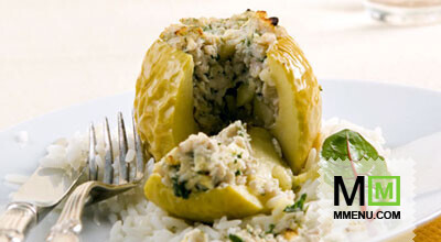 Яблоки, фаршированные курицей Яблоки, фаршированные курицей